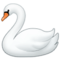 Swan emoji on Samsung